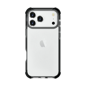 iPhone 17 Pro Max ütésálló szilikon hátlap, Fekete