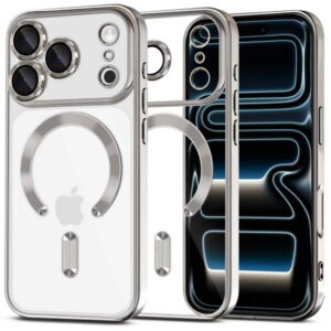 Tech-Protect MagFlex MagSafe Ütésálló Tok iPhone 17 Pro Max készülékhez – Ezüst