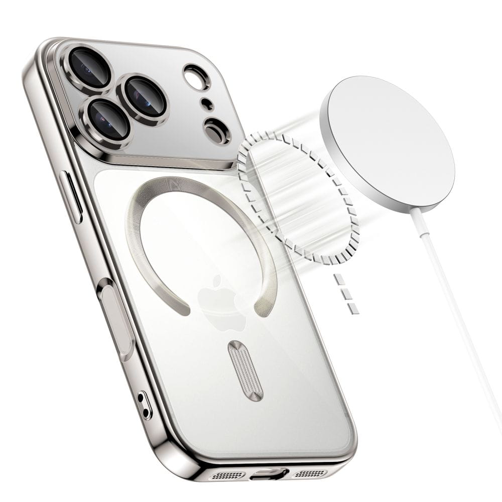 Tech-Protect MagFlex MagSafe Ütésálló Tok iPhone 17 Pro Max készülékhez - Ezüst - Image 2