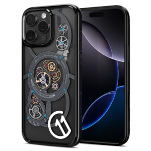 Spigen C11 Series Chronos Edition Magfit Apple iPhone 16 Pro Max tok, MagSafe, fekete ACS09192