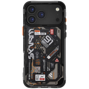 Skinarma Spectra Apple iPhone 17 Pro mágneses tok, Magsafe kompatibilis, fekete