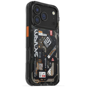 Skinarma Spectra Apple iPhone 17 Pro mágneses tok, Magsafe kompatibilis, fekete