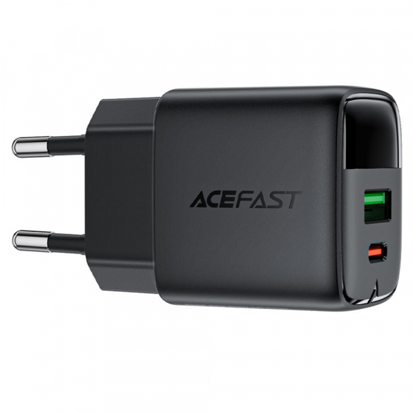 Acefast A116 GaN 35W töltő hátoldala EU hálózati csatlakozóval