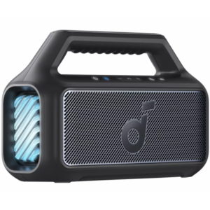 Anker Soundcore Boom 2 New Version fekete Bluetooth hangszóró elölnézetből