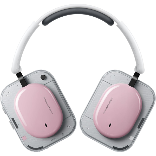Nothing Headphone (a) rózsaszín Bluetooth fejhallgató elölnézetben